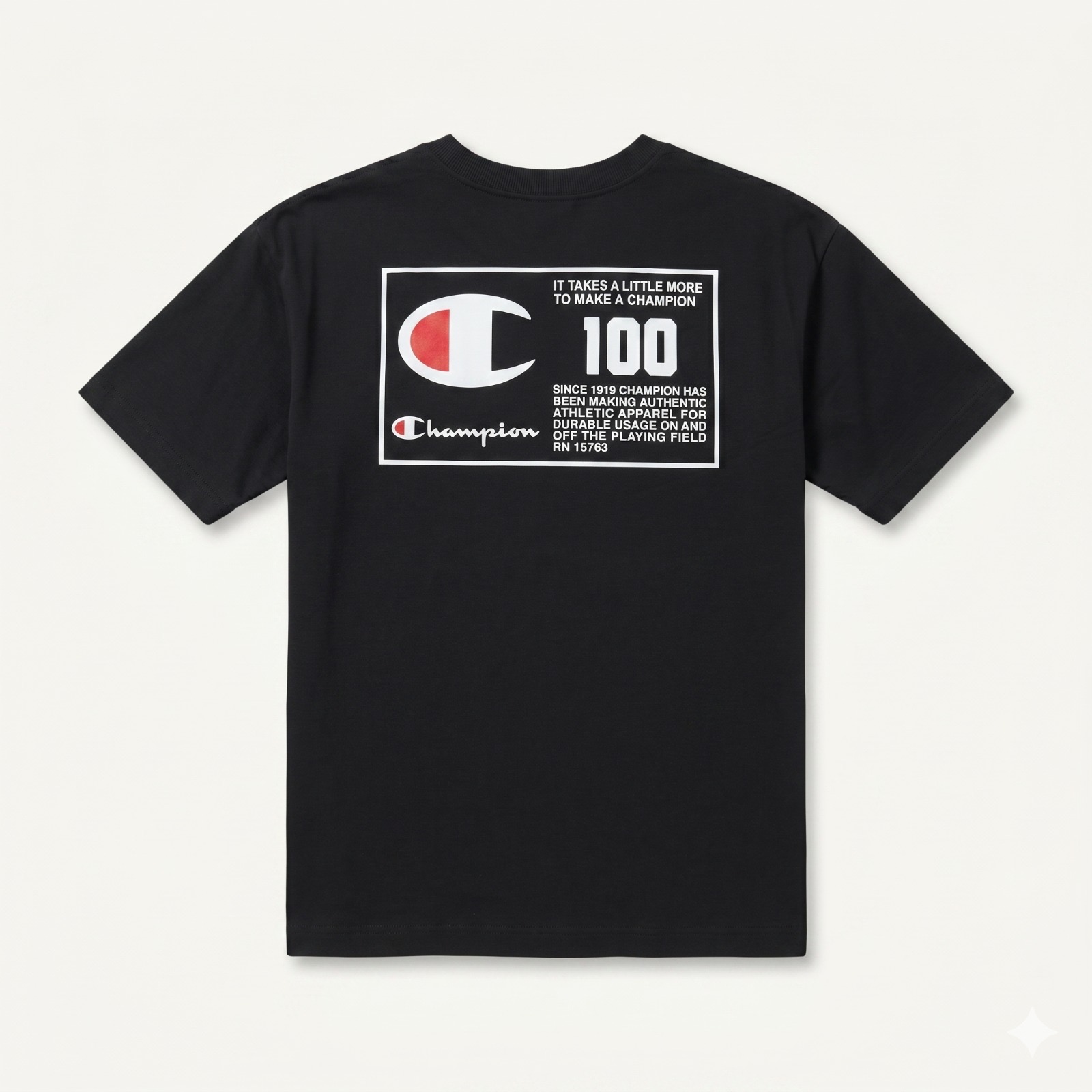 Camiseta Champion Black Big C — 2