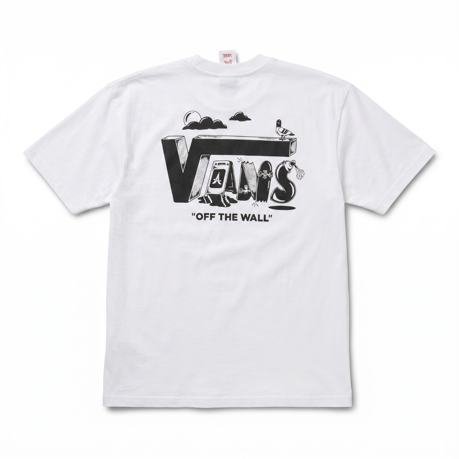 Camiseta Vans Off The Wall White — 2
